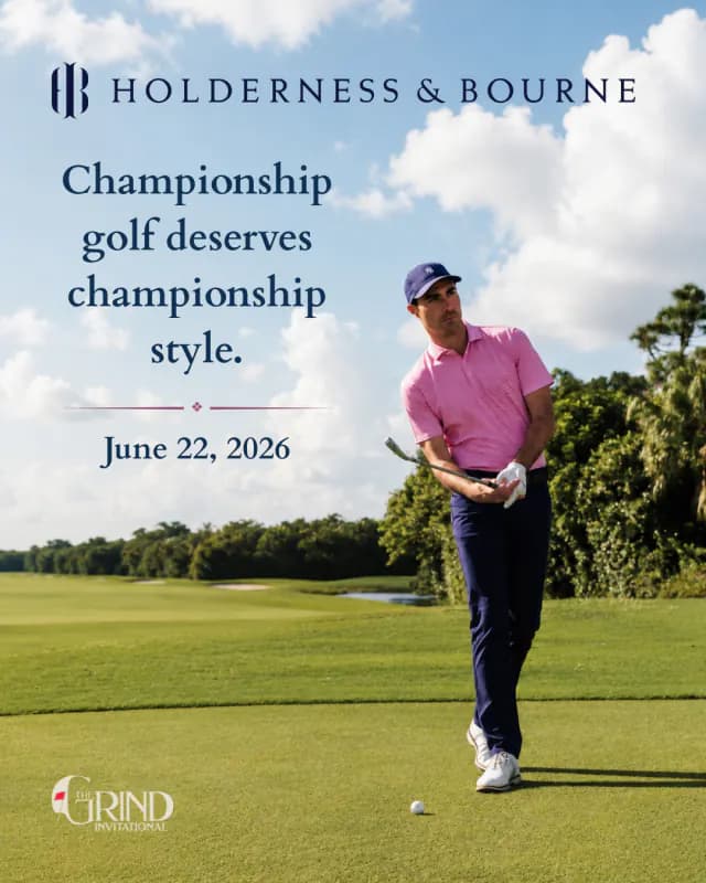 The Grind Invitational sponsor post featuring Holderness and Bourne