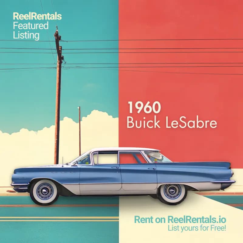 ReelRentals featured listing post for a 1960 Buick LeSabre